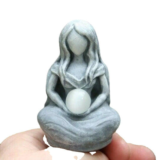 Moon Goddess Resin Statue Figurine